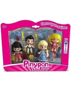 Pinypon Muñeca Set de 4 Figuras de Cuento 2