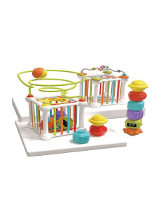 Cubo didáctico de actividades con bolas y formas (Infant...