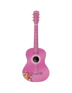 Guitarra Madera Rosa Con Funda 75 cm | Acordes