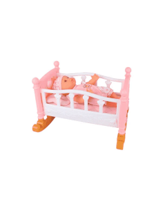 Bebé con Cuna y Accesorios PequeBB – Muñeca con minicuna... 2