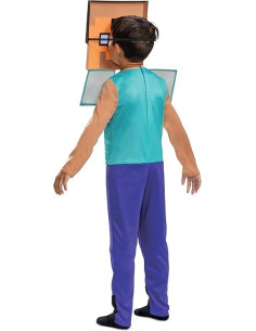 Disfraz Steve Minecraft 7 a 8 Años 2