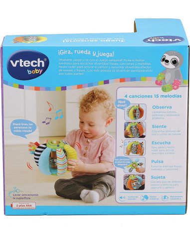 VTech Balón Luminoso Sensorial Colores Y Texturas