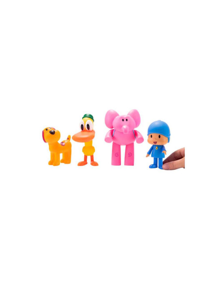 Pack 4 Super Figuras Pocoyo Y Sus Amigos