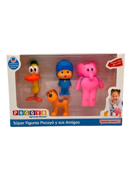 Pack 4 Super Figuras Pocoyo Y Sus Amigos