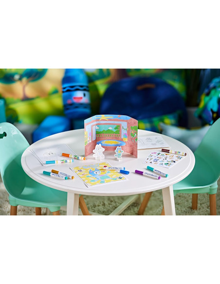 CRAYOLA - Color Wonder, Bluey Juego de Regalo Sin Manchas