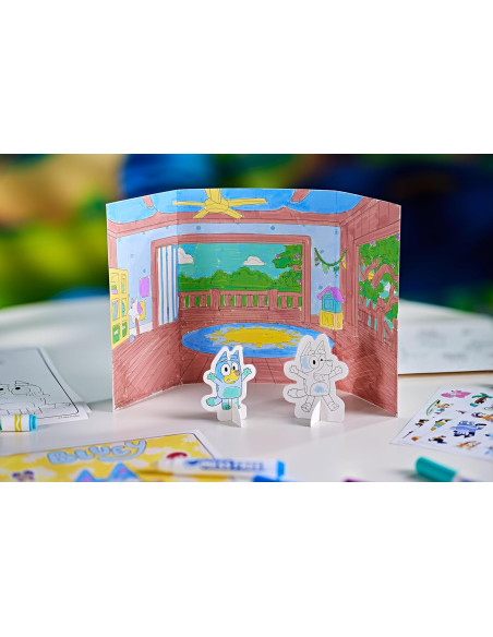 CRAYOLA - Color Wonder, Bluey Juego de Regalo Sin Manchas