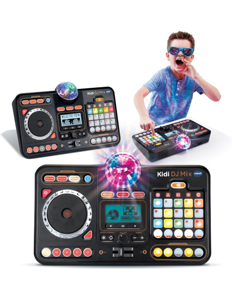 Kidi DJ Mix, Mesa de mezclas electrónica para niños 10 en 1