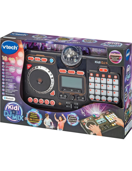 Kidi DJ Mix, Mesa de mezclas electrónica para niños 10 en 1