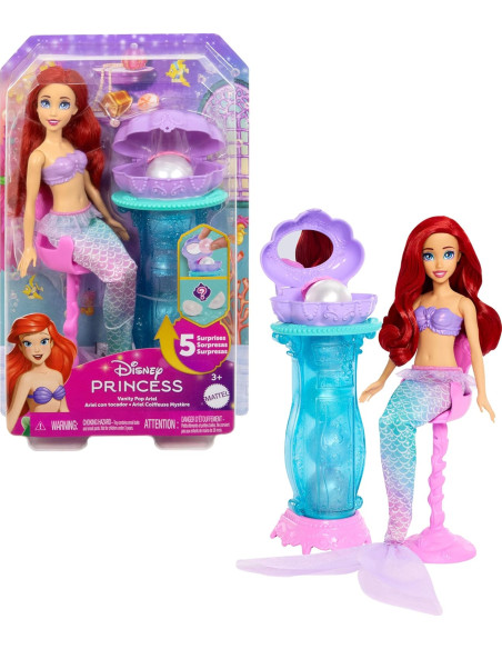 Disney Princesas Ariel con tocador desplegable