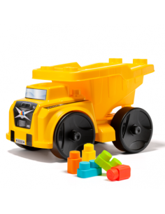 Gran camión volquete con 20 bloques 2