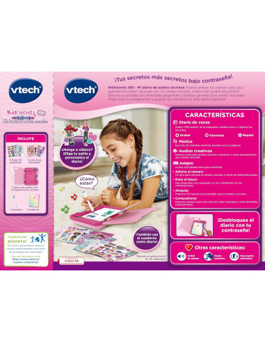 KidiSecrets 365 Mi diario de audios secretos