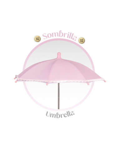 Carro de Muñecas Sophie Plegable con Sombrilla...