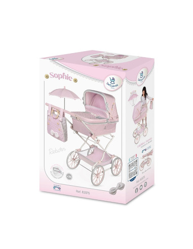 Carro de Muñecas Sophie Plegable con Sombrilla...