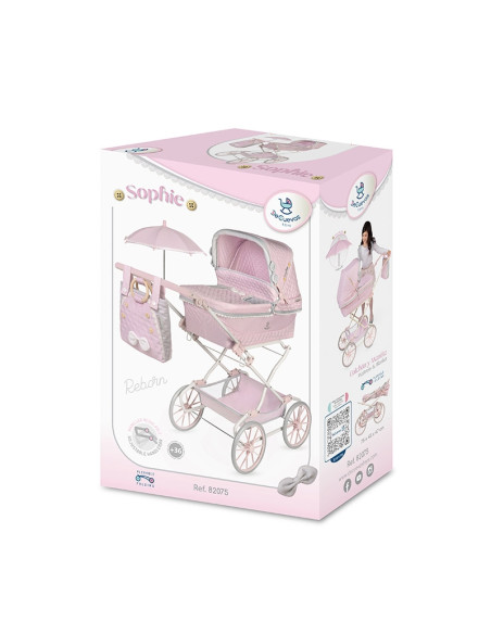 Carro de Muñecas Sophie Plegable con Sombrilla 82075