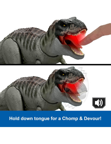 Jurassic World Dinosaurio t-Rex Poder devorador