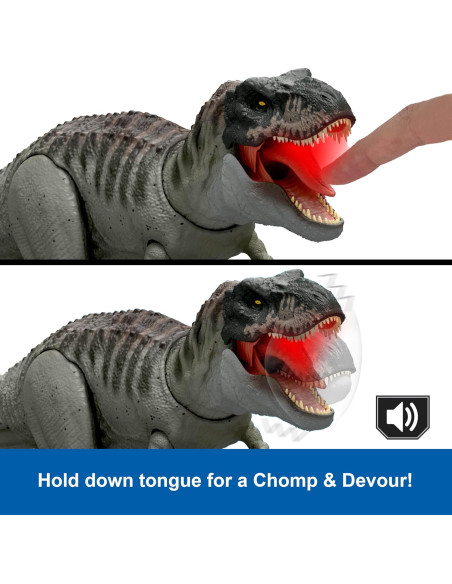 Jurassic World Dinosaurio t-Rex Poder devorador