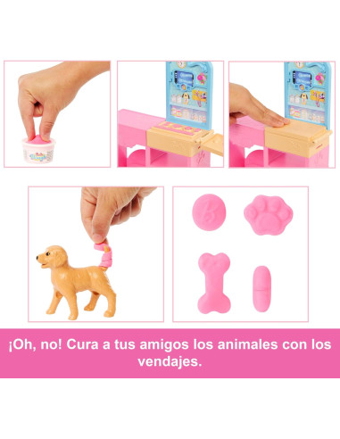Barbie Clínica veterinaria Conjunto con muñeca...