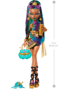 Monster High Muñeca Nefera De Nile, Momia Real con... 2