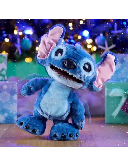 Peluche Interactivo Disney Ultimate Stitch, de 43 cm, más de 100 Sonidos y reacciones