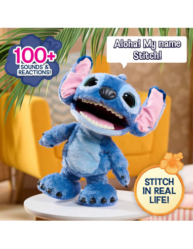 Peluche Interactivo Disney Ultimate Stitch, de...