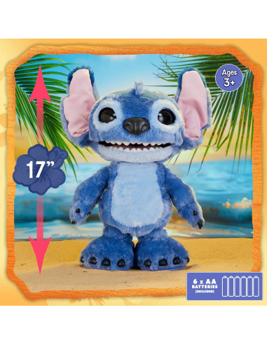 Peluche Interactivo Disney Ultimate Stitch, de...