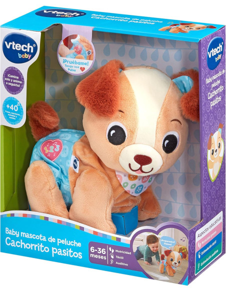 Baby Mascota de Peluche Cachorrito Pasitos