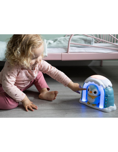 VTech-Baby Iglú Proyector Peluchito Pingüino