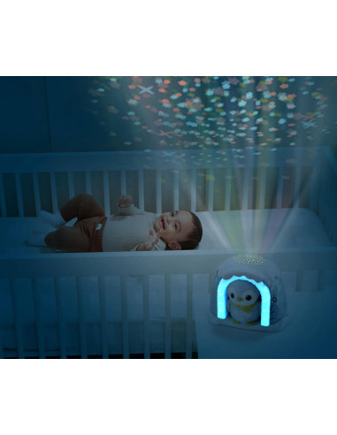 VTech-Baby Iglú Proyector Peluchito Pingüino