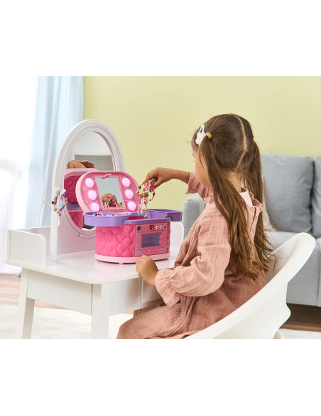 Maletín Secreto de Maquillaje, Joyero Interactivo, Código Personal, Espejo