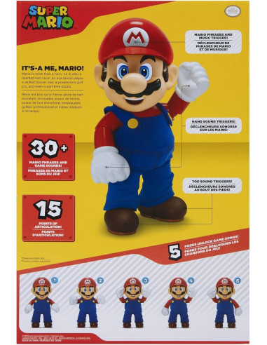 Figura Super Mario Interactiva 36 cm