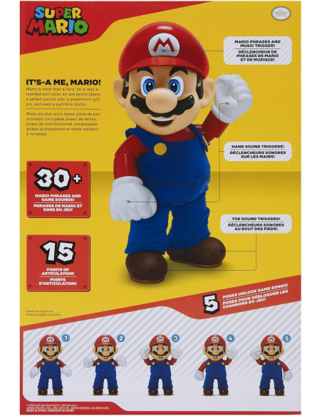 Figura Super Mario Interactiva 36 cm