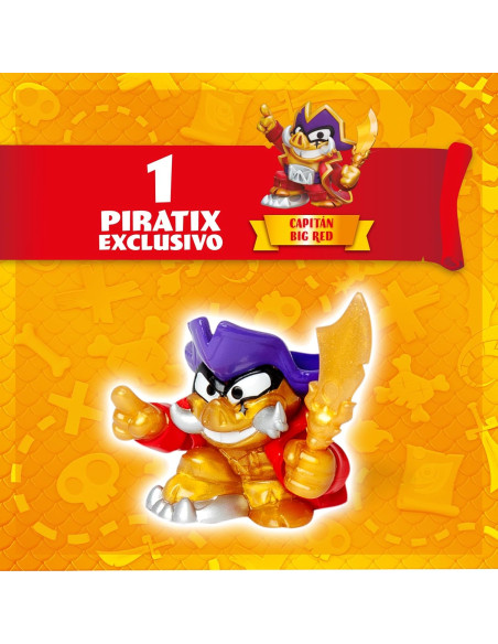 PIRATIX Dragon Ship – Barco Dragón de Piratix Todo Terreno 3 en 1: Tierra, Mar y Aire.