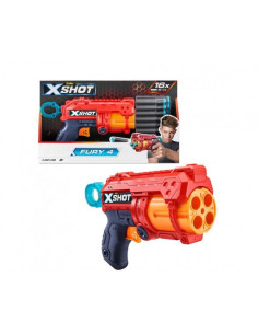 X-Shot Fury 4 Pistola con 16 Dardos