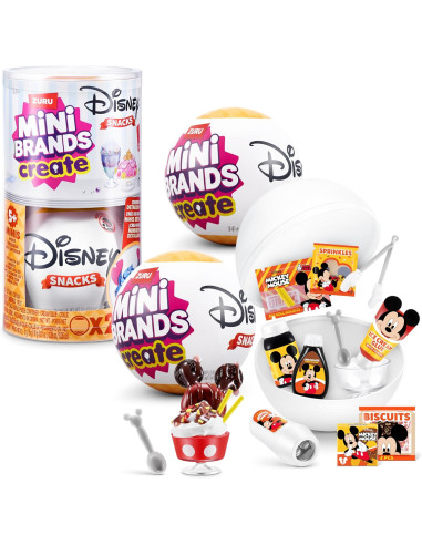 Mini Brands Cápsula Create Disney Snacks Serie 1