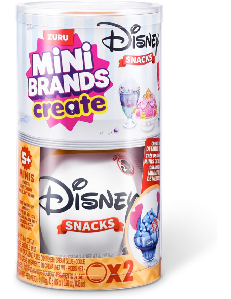 Mini Brands Cápsula Create Disney Snacks Serie 1