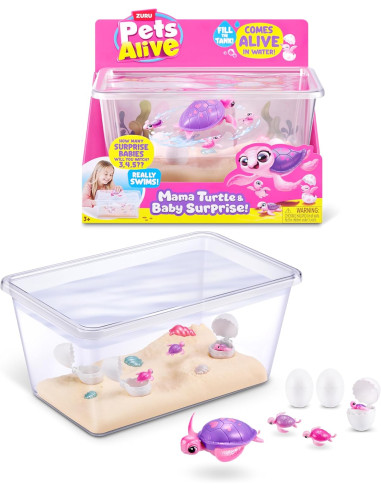 Pets Alive Mama Turtle Surprise, Tortuga Mascota