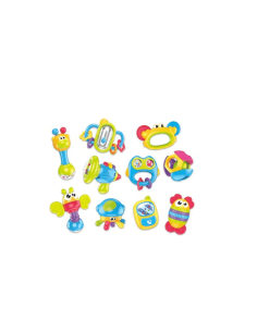 Conjunto de Sonajeros Babyyard en Cajita (10 piezas)