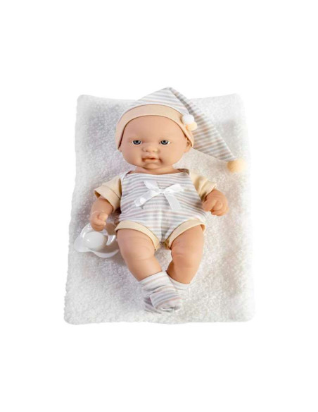Muñeca Real Baby PequeBB 25 cm – Bebé clásico para juego de imitación (18M+)