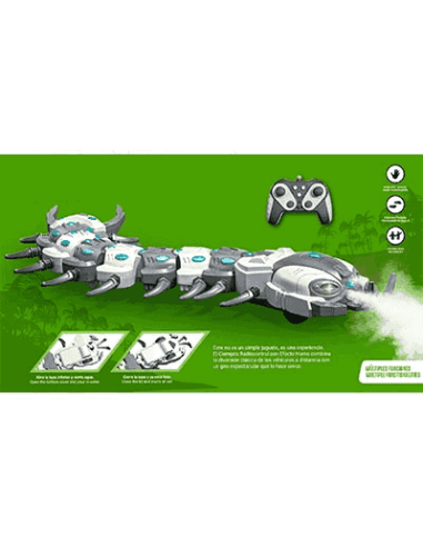 RC Cienpiés con Efecto Spray y Control Remoto –...
