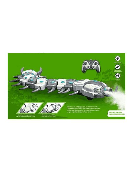 RC Cienpiés con Efecto Spray y Control Remoto – World Planet