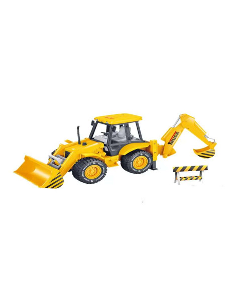Retroexcavadora de Juguete con Luz y Sonido - Motor Planet