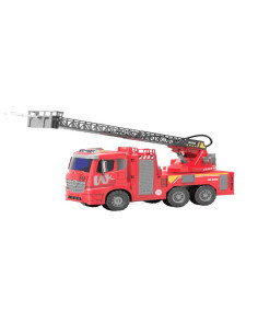 Camión de bomberos con escalera y sonido Motor Planet –...