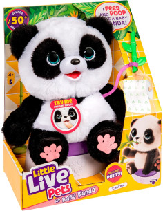 Little Live Pets My Baby Panda ChuChu Mascota interactiva...