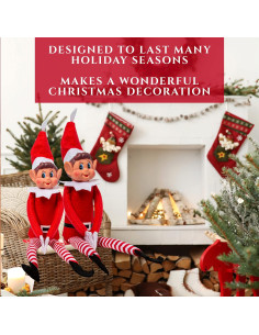 Elves Behavin´ Badly- Elf Papá Noel Elfo de Vinilo Suave... 2