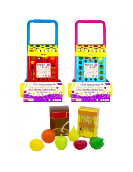 Carrito de la Compra con Alimentos