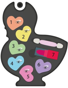 Estuche de Maquillaje Cisne 2