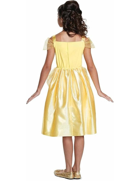 Disfraz Bella y Bestia Niña Clásico, Disfraz Princesa - talla 5 a 6