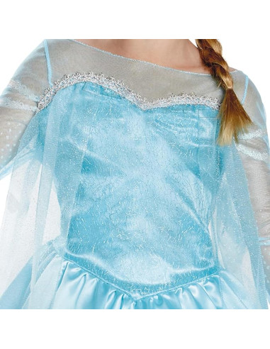 Disfraz Elsa Oficial Disney - talla 5 a 6