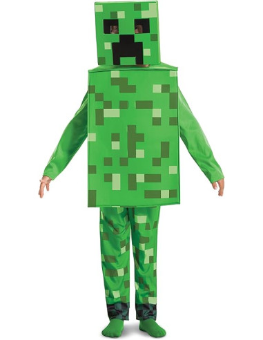 Disfraz Minecraft Creeper 4 a 6 años