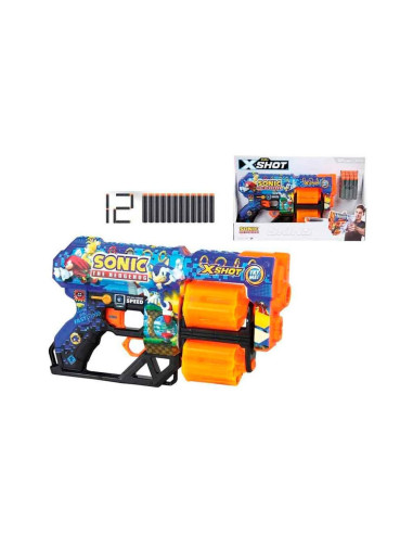 Pack de 12 dardos X-Shot Skins Dread Sonic